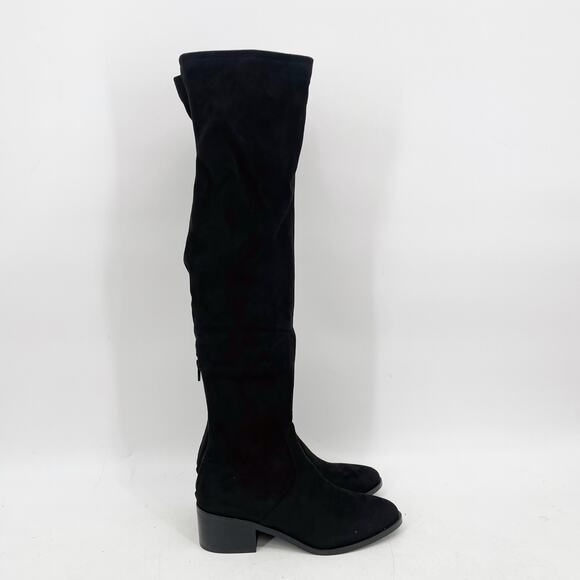 Steve Madden Women's Georgette Over the Knee Boots Size 8 Black Pull On NIB - Picture 7 of 13